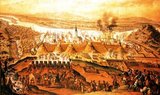 The Battle of Buda (1686) was fought between the Holy League and Ottoman Turkey, as part of the follow-up campaign in Hungary after the Battle of Vienna. The Holy League took Buda after a long siege.<br/><br/>

After the unsuccessful second siege of Vienna by the Turks in 1683, which started the Great Turkish War, an imperial counteroffensive started for the re-conquest of Hungary, so that the Hungarian capital Buda could be freed from the Turks.